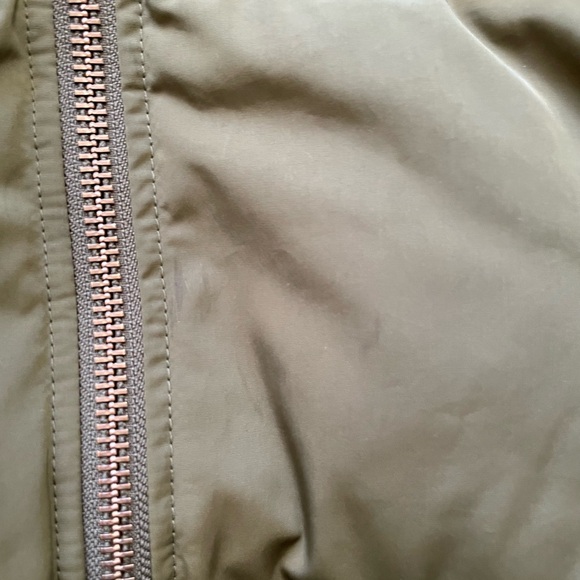 Madewell down puffer parka olive green - Picture 5 of 7